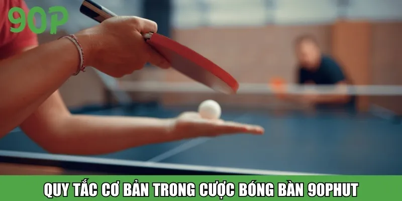 Quy tắc cơ bản trong cược bóng bàn 90Phut cần nắm